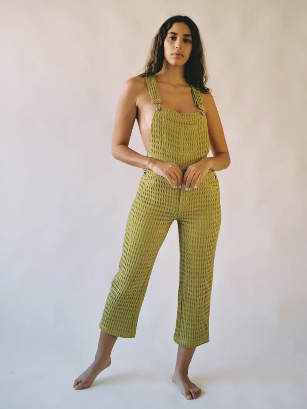 Aniela Parys Cassidy Waffle Overalls - Small
